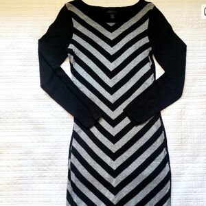 NWOT Worthington Chevron Sweater Dress